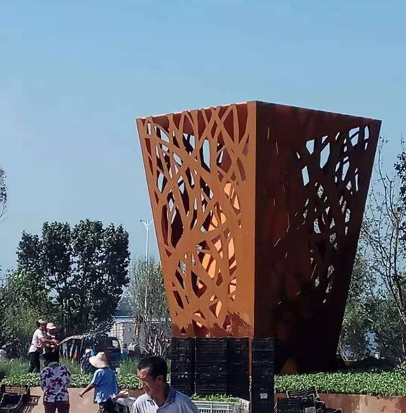 新建耐候钢板雕塑