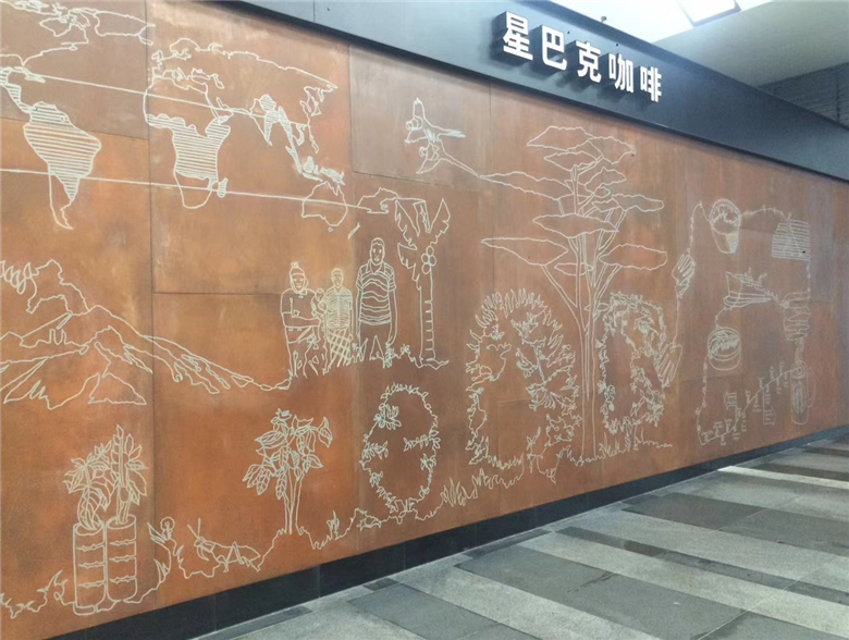 新建耐候钢幕墙